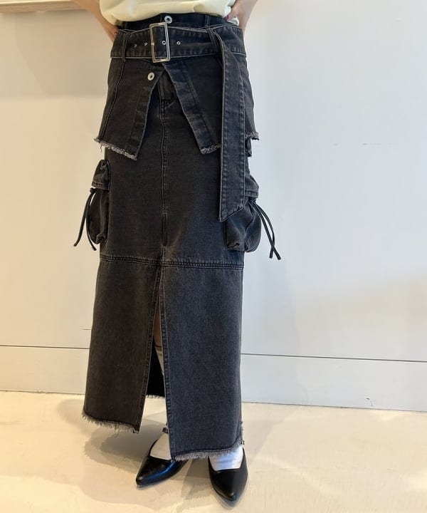 渡邊 舞さんの「BEAMS WOMEN｜Ray BEAMS / デニム カーゴ スカート」を使ったコーディネート