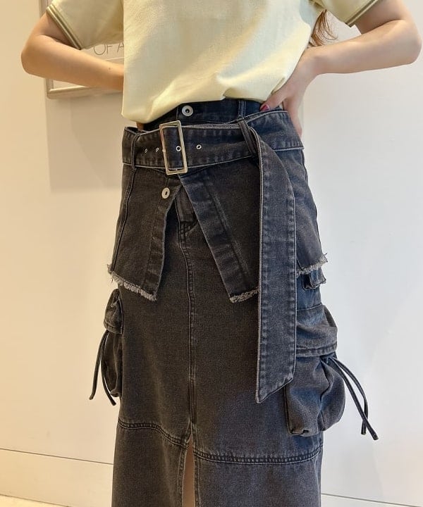渡邊 舞さんの「BEAMS WOMEN｜Ray BEAMS / デニム カーゴ スカート」を使ったコーディネート