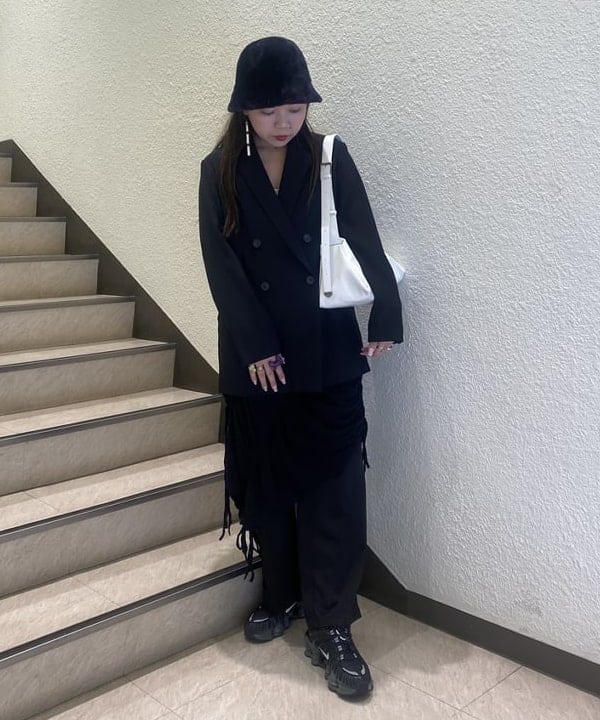 谷坊 ひかるさんの「リンクル バッグ」を使ったコーディネート