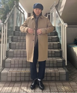 BEAMS オリジナル ステンカラーコート サイズXL ベージュ