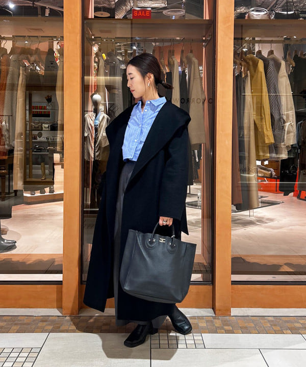 川口 恵さんの「BEAMS WOMEN｜Ray BEAMS / ストレッチ ショート ブーツ」を使ったコーディネート