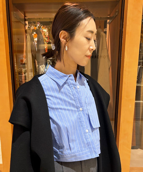 川口 恵さんの「BEAMS WOMEN｜Ray BEAMS / ストレッチ ショート ブーツ」を使ったコーディネート