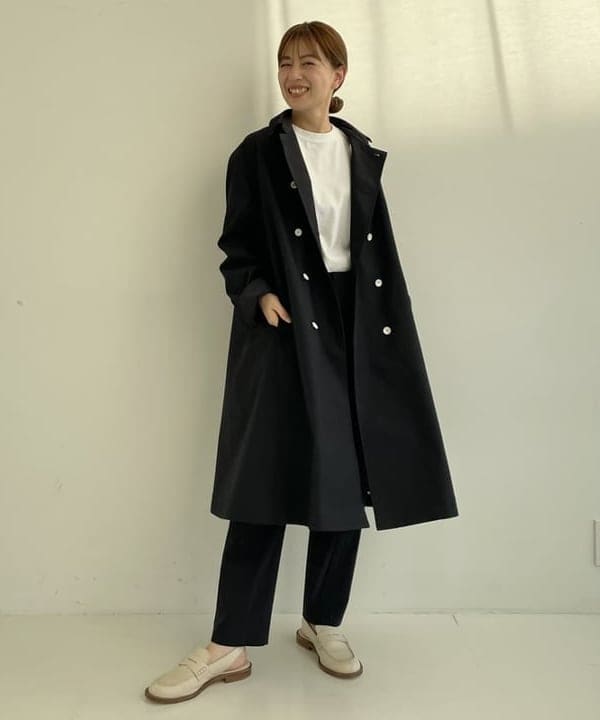 住吉　明佳さんの「BEAMS WOMEN｜AK+1 / ストレッチ パンツ」を使ったコーディネート