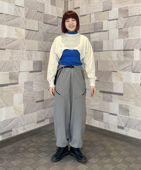 ちかたいらさんの「Ray BEAMS / 14G リブ タートルネック ニット」を使ったコーディネート