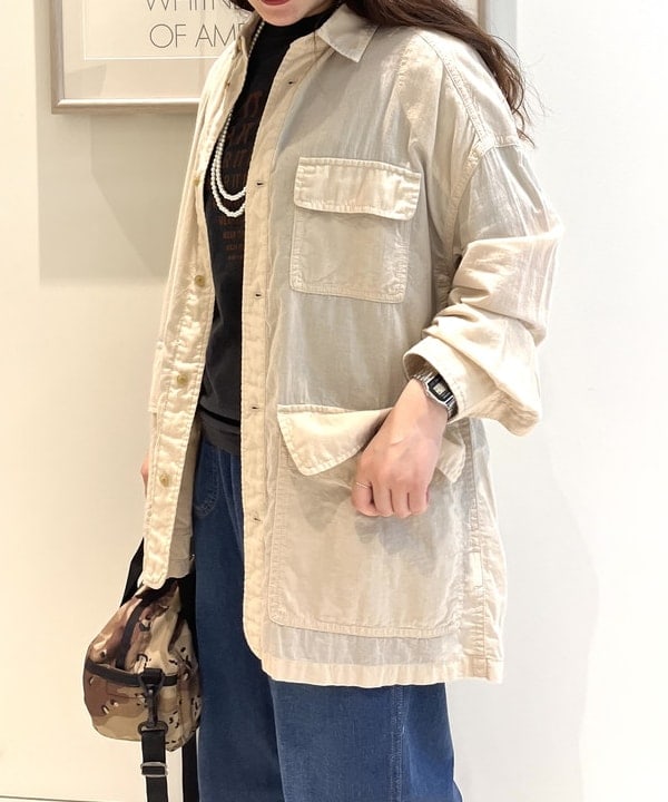 カスタニ モモノさんの「BEAMS WOMEN｜BEAMS BOY / 樹脂 パール ロング ネックレス」を使ったコーディネート