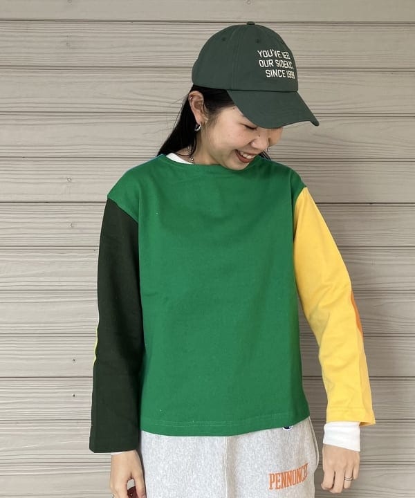 ミナミマリコさんの「BEAMS WOMEN｜Champion × BEAMS BOY / 別注 リバースウィーブ(R) スナップカーディガン」を使ったコーディネート