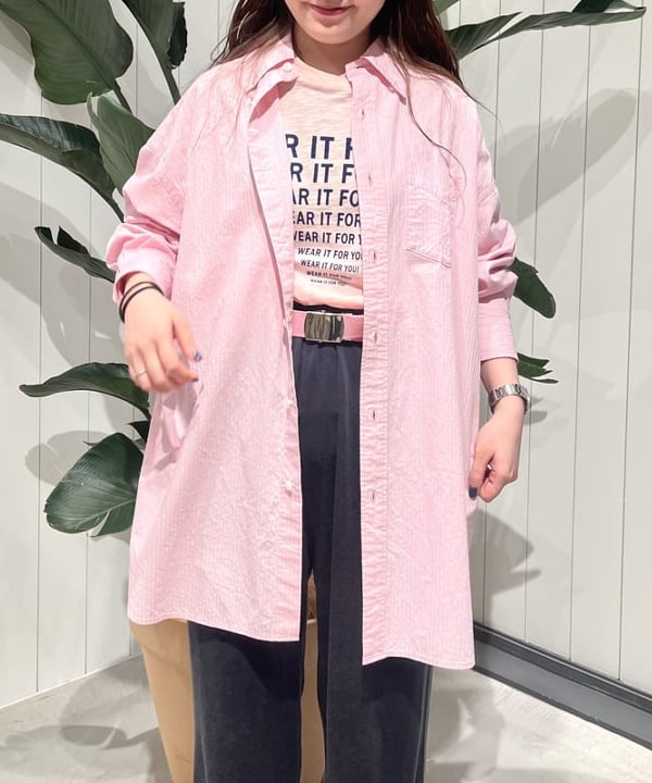 カスタニ モモノさんの「BEAMS WOMEN｜BEAMS BOY / USA テープベルト NEW」を使ったコーディネート