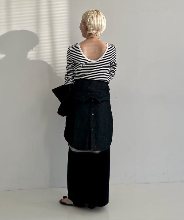 shirakiさんの「BEAMS WOMEN｜シンプル タイト ニットスカート .M.」を使ったコーディネート