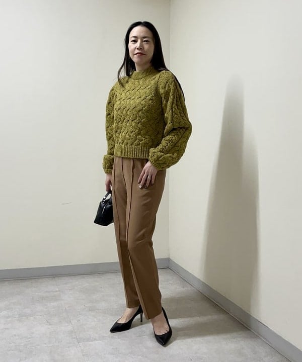 関 桂子さんの「BEAMS WOMEN｜GIANNI CHIARINI / ALIFA レザーショルダーバッグ S」を使ったコーディネート