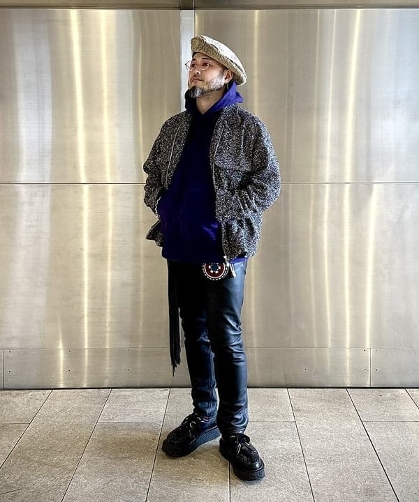 林 義人さんの「LOOPWHEELER &times; BEAMS PLUS / 別注 Super Heavy Weight Sweat Pullover Hoodie」を使ったコーディネート