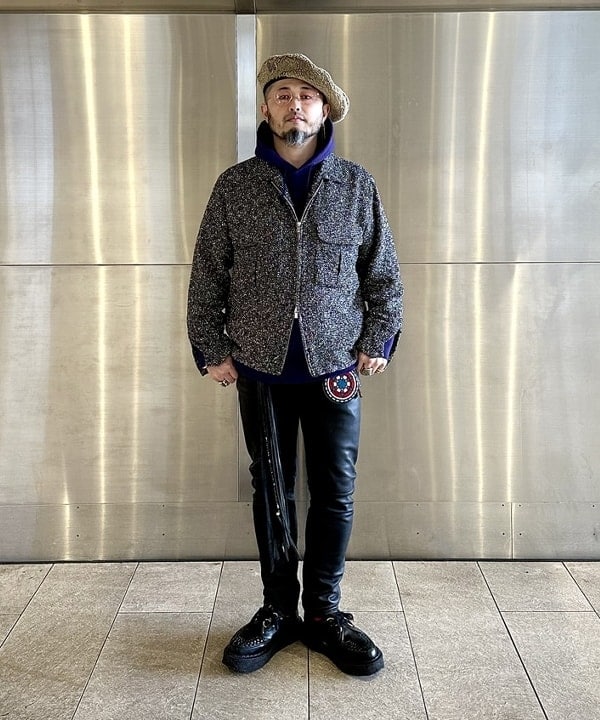 林 義人さんの「LOOPWHEELER &times; BEAMS PLUS / 別注 Super Heavy Weight Sweat Pullover Hoodie」を使ったコーディネート