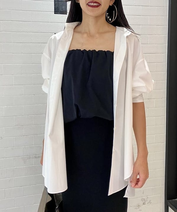 五十峯 さよさんの「BEAMS WOMEN｜シンプル タイト ニットスカート .M.」を使ったコーディネート