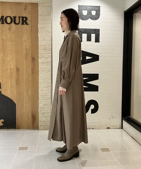 原田 まりんさんの「BEAMS WOMEN｜Ray BEAMS / ストレッチ ショート ブーツ」を使ったコーディネート