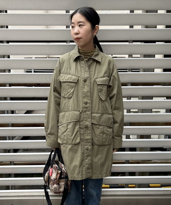 ミナミマリコさんの「BEAMS WOMEN｜BEAMS BOY / リブ タートル ロングスリーブ」を使ったコーディネート