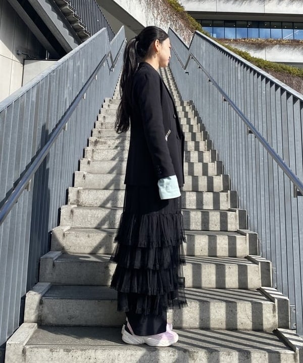 ayaさんの「BEAMS WOMEN｜designsix / ビーズ フラワー ネックレス」を使ったコーディネート