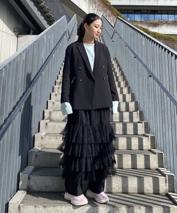 ayaさんの「BEAMS WOMEN｜designsix / ビーズ フラワー ネックレス」を使ったコーディネート