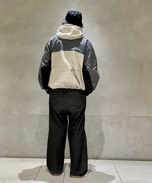 りゅうりゅうさんの「BEAMS WOMEN｜3トーン ナイロン フーディジャケット」を使ったコーディネート