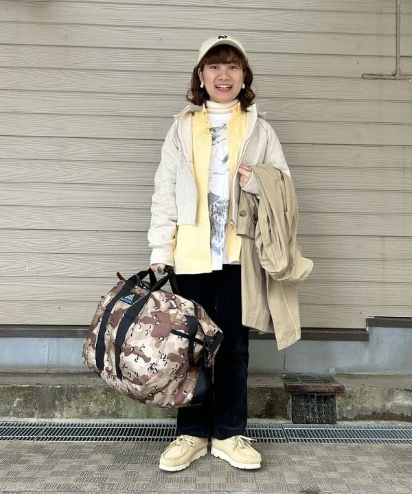 まつむさんの「BEAMS WOMEN｜CLARKS ORIGINALS / Wallabee Boot GTX 23SS」を使ったコーディネート