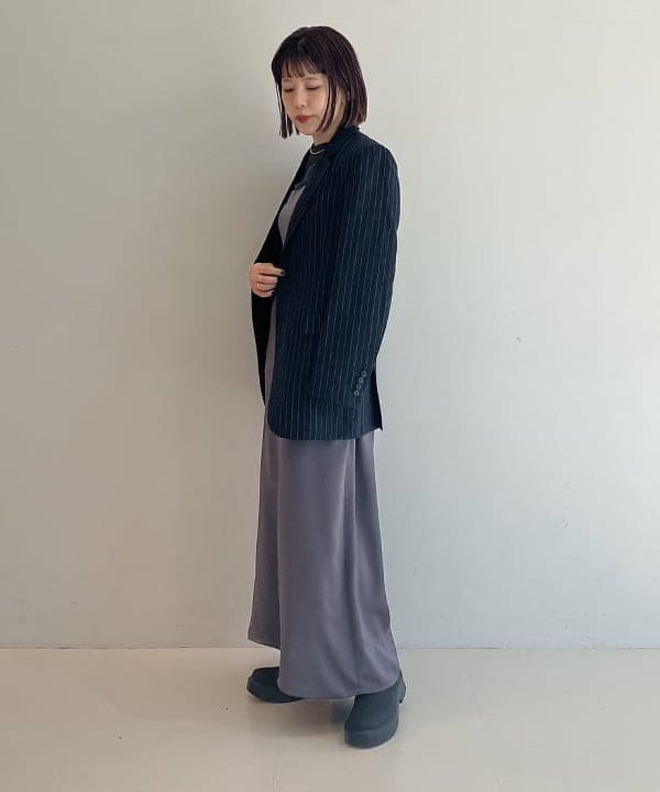 SAKAIさんの「BEAMS WOMEN｜AK+1 / ウールリネン テーラードジャケット」を使ったコーディネート