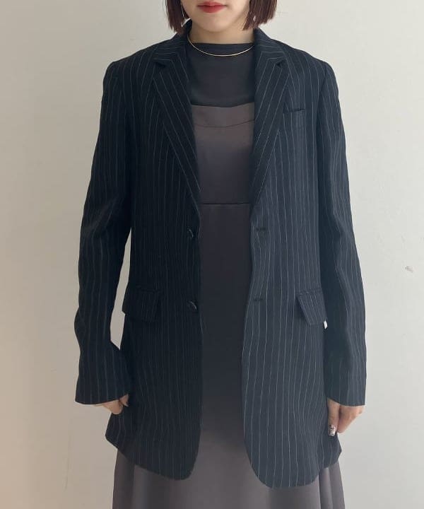 SAKAIさんの「BEAMS WOMEN｜AK+1 / ウールリネン テーラードジャケット」を使ったコーディネート
