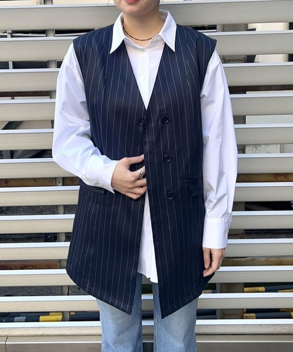 千田 静香さんの「BEAMS WOMEN｜upper hights × Demi-Luxe BEAMS / 別注 THE DYLAN デニムパンツ」を使ったコーディネート