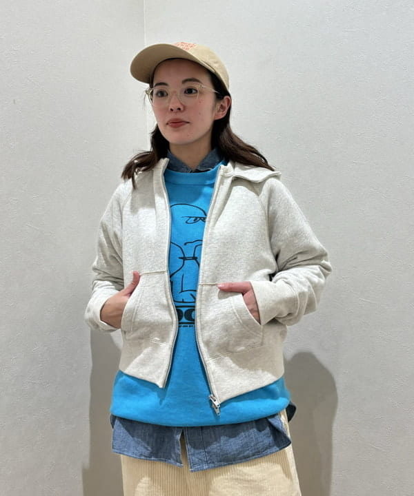 サワイさんの「BEAMS WOMEN｜【別注】BUZZ RICKSON'S / シャンブレー ロングスリーブ シャツ」を使ったコーディネート