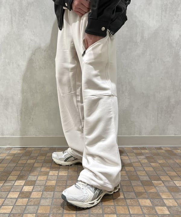 平柳 楓馬さんの「BEAMS WOMEN｜ワイドフィット 4ポケット レザー ブルゾン」を使ったコーディネート