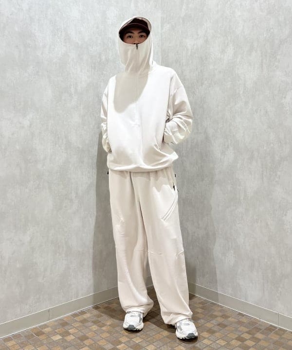 平柳 楓馬さんの「BEAMS WOMEN｜ワイドフィット 4ポケット レザー ブルゾン」を使ったコーディネート