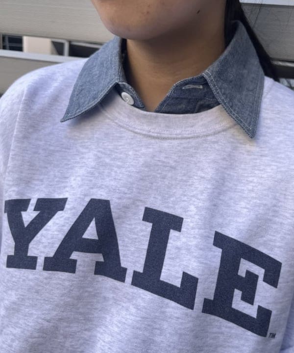 ミナミマリコさんの「BEAMS WOMEN｜【別注】BUZZ RICKSON'S / シャンブレー ロングスリーブ シャツ」を使ったコーディネート