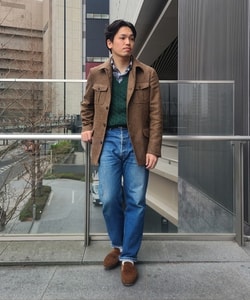 BEAMS F（ビームスF）【別注】BAFY / ケーブル ニットベスト