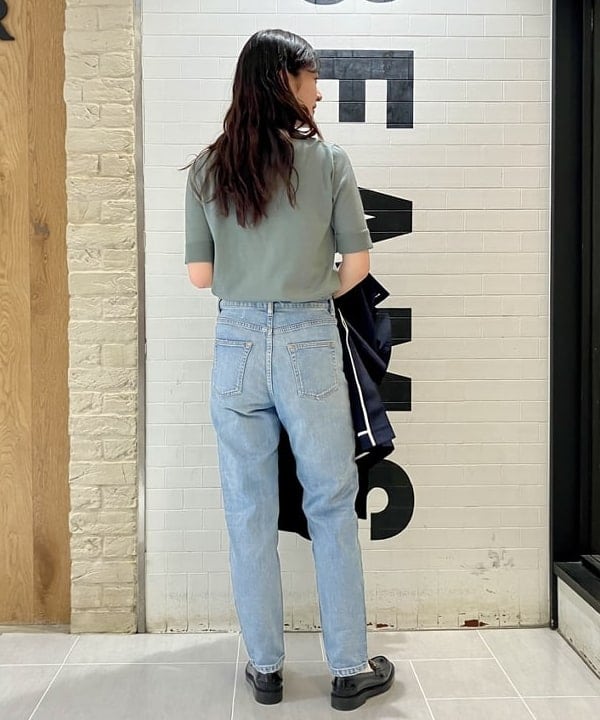 坂本 涼花さんの「BEAMS WOMEN｜AK+1 / コットン 五分袖 ハイネックニット」を使ったコーディネート