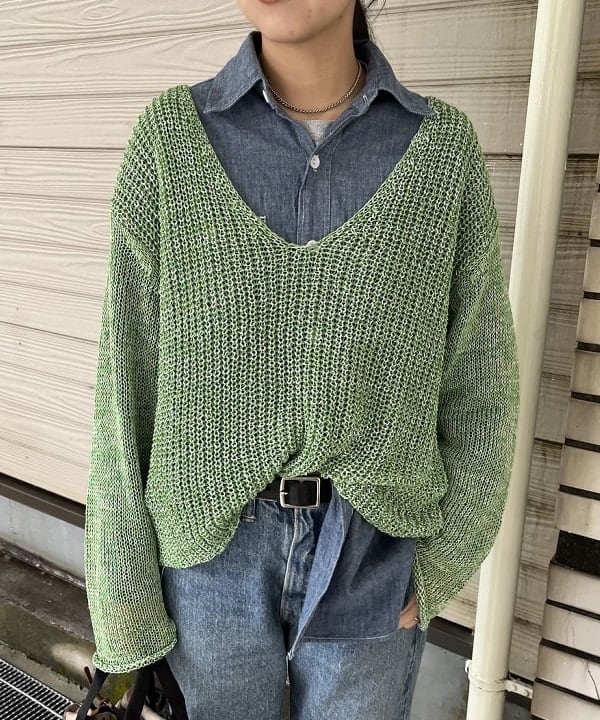 ミナミマリコさんの「BEAMS WOMEN｜orSlow / 別注 No.8 DENIM」を使ったコーディネート