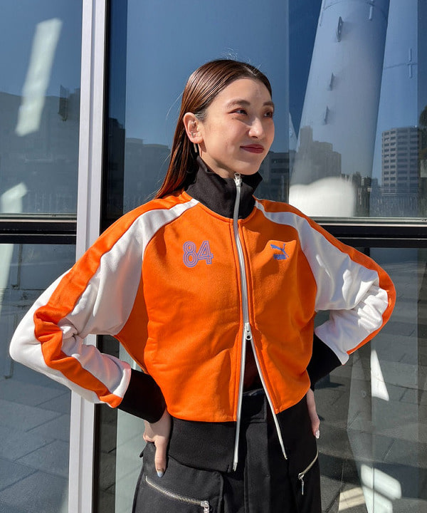 ちりこさんの「BEAMS WOMEN｜PUMA &times; Ray BEAMS / 別注 T7トラックジャケット」を使ったコーディネート