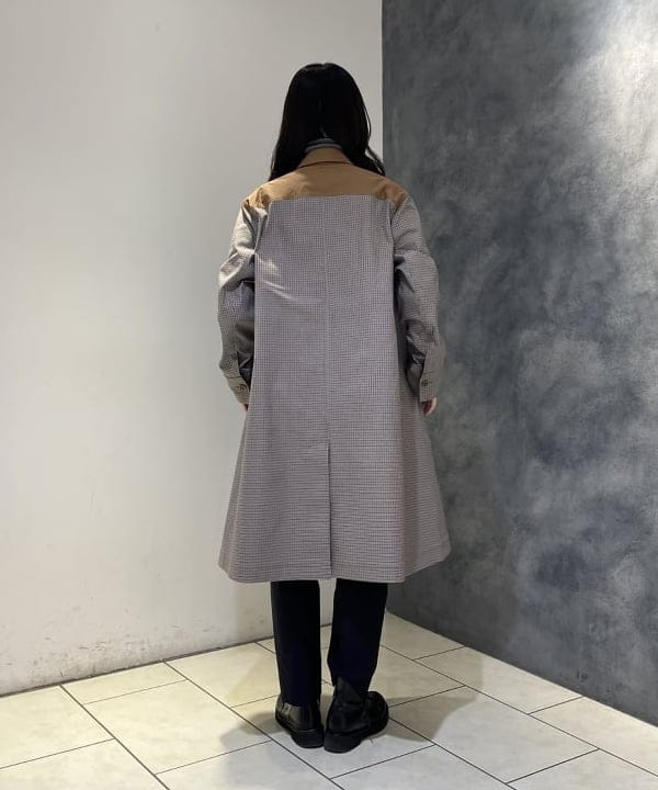 高木 菜央さんの「BEAMS WOMEN｜AK+1 / コットン 五分袖 ハイネックニット」を使ったコーディネート