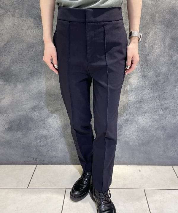 高木 菜央さんの「BEAMS WOMEN｜AK+1 / コットン 五分袖 ハイネックニット」を使ったコーディネート