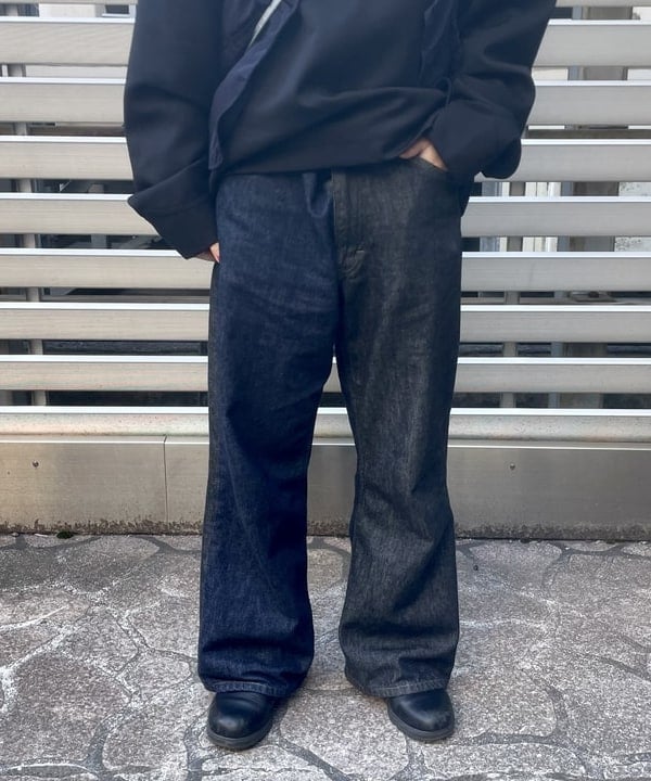 みりさんの「BEAMS WOMEN｜ナバルボーダー ビッグ ボートネック カットソー」を使ったコーディネート