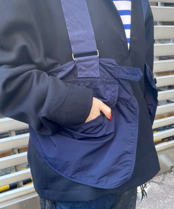 みりさんの「BEAMS WOMEN｜ナバルボーダー ビッグ ボートネック カットソー」を使ったコーディネート