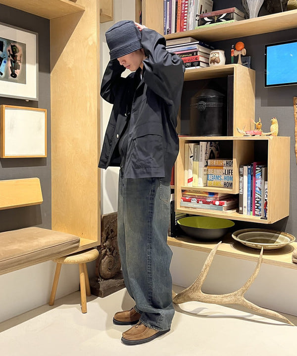 平柳 楓馬さんの「BEAMS WOMEN｜BEAMS / ワイドフィット デニムパンツ」を使ったコーディネート