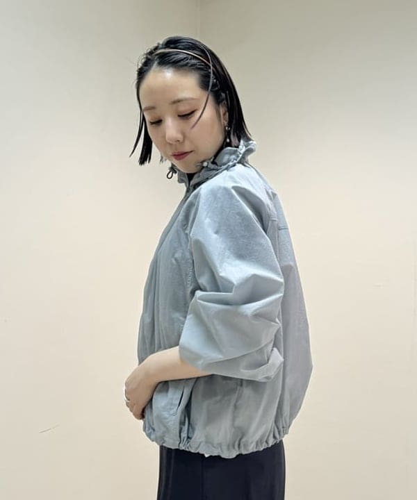 大川 美咲さんの「BEAMS WOMEN｜AK+1 / コットン 五分袖 ハイネックニット」を使ったコーディネート