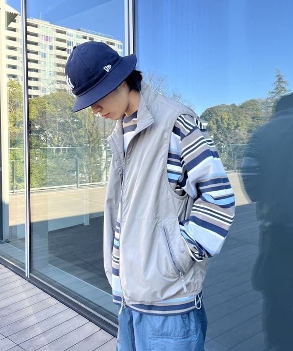 平柳 楓馬さんの「BEAMS WOMEN｜BEAMS / ナイロン イージー カーゴパンツ」を使ったコーディネート