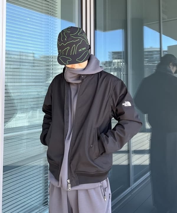 平柳 楓馬さんの「BEAMS WOMEN｜BEAMS / レイズド ハーフジップ フーディ」を使ったコーディネート