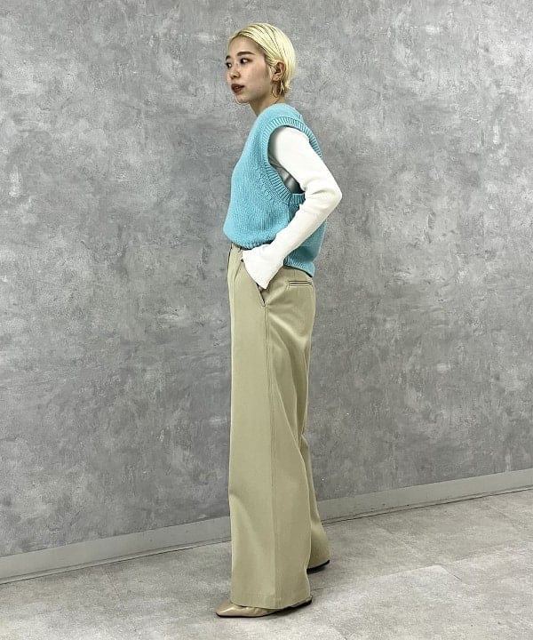 shirakiさんの「BEAMS WOMEN｜BATONER / コットン ボンバー ベスト」を使ったコーディネート