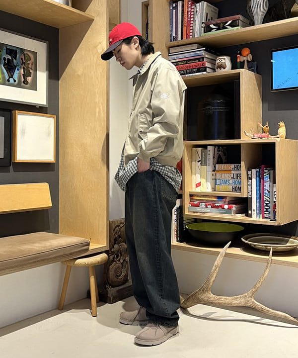 平柳 楓馬さんの「BEAMS WOMEN｜BEAMS / ワイドフィット デニムパンツ」を使ったコーディネート