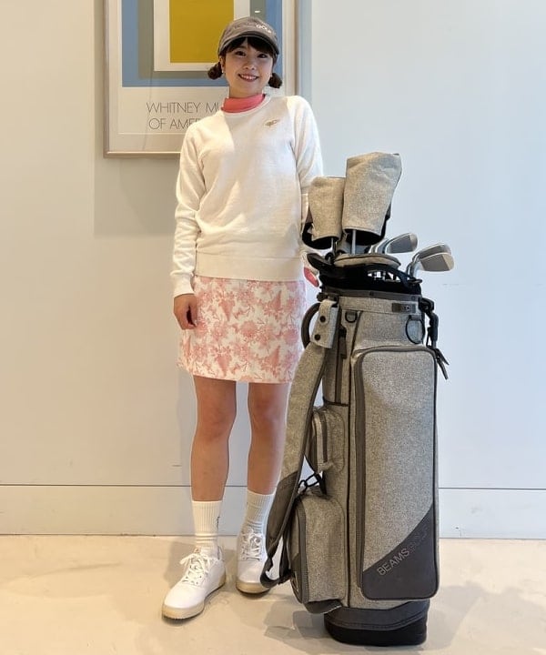 BEAMS GOLF ダイヤモンドパターン セーター 、スカートのセット BEAMS GOLF（876478） スタイリング・コーディネイト｜BEAMS
