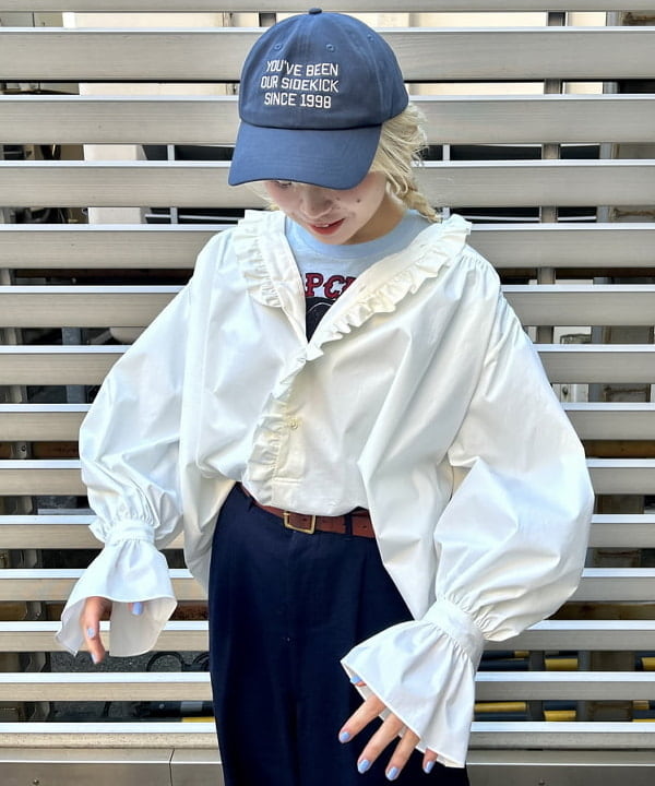 ナツハさんの「BEAMS WOMEN｜BEAMS BOY / 2/2ソリッド リブ ソックス」を使ったコーディネート