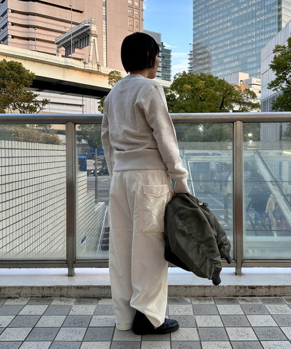 なるみさんの「LOOPWHEELER / 別注 Athletic Crew Neck Sweat」を使ったコーディネート