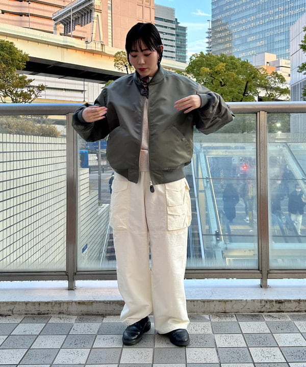 なるみさんの「LOOPWHEELER / 別注 Athletic Crew Neck Sweat」を使ったコーディネート