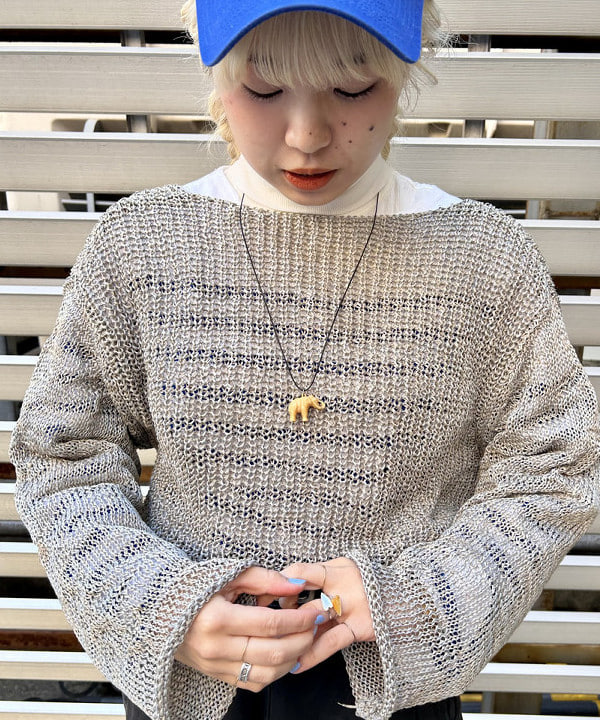 ナツハさんの「BEAMS WOMEN｜ナバルボーダー ビッグ ボートネック カットソー」を使ったコーディネート