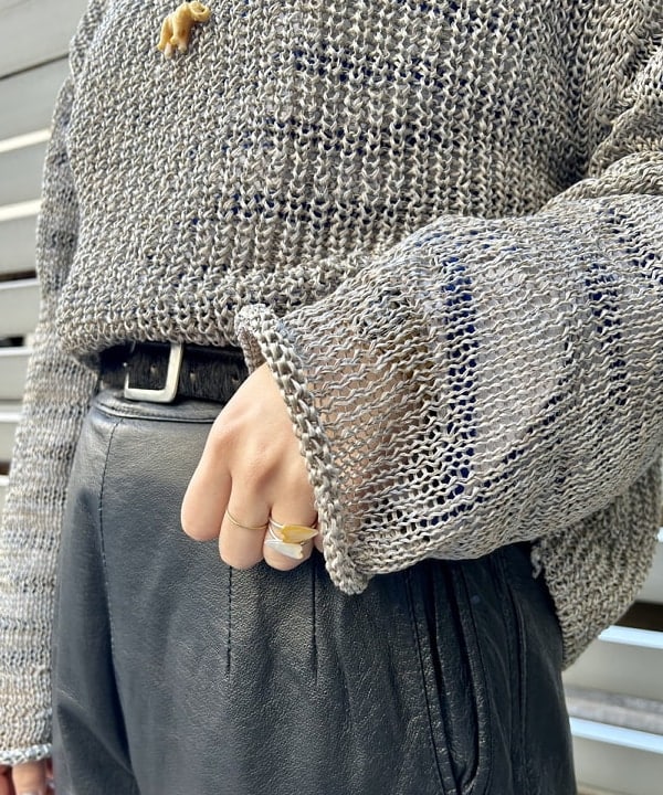 ナツハさんの「BEAMS WOMEN｜ナバルボーダー ビッグ ボートネック カットソー」を使ったコーディネート