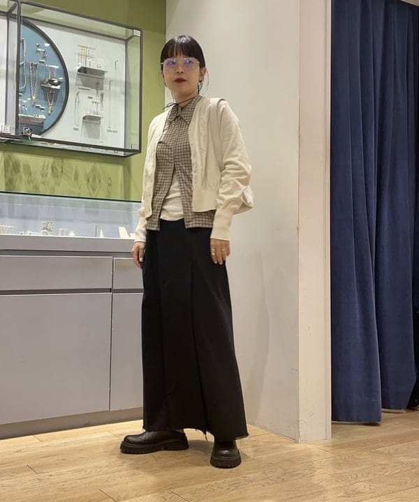 キホさんの「BEAMS WOMEN｜リンクル バッグ」を使ったコーディネート